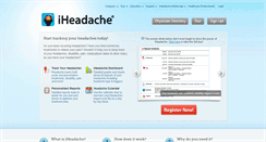 Desktop Screenshot of iheadache.com